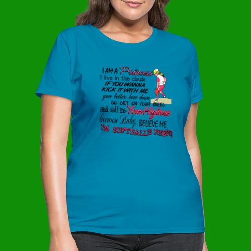 Softballs Finest - Women's T-Shirt