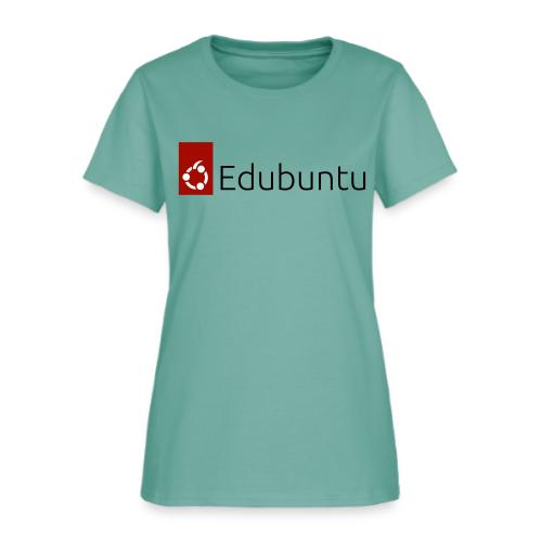 Edubuntu Logo 2023 - Black - Women's T-Shirt