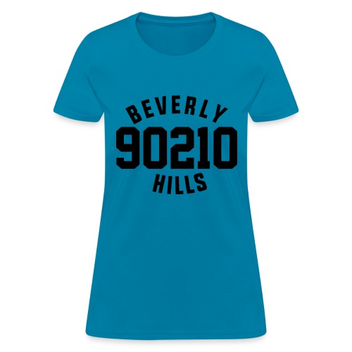 90210 Old School Tee Black - Women's T-Shirt
