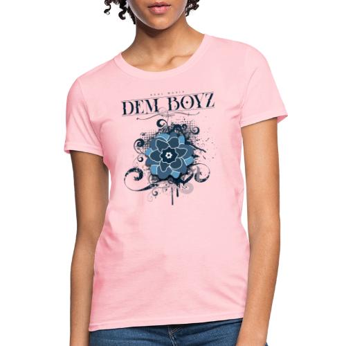 Flower Splash Blues - Women's T-Shirt