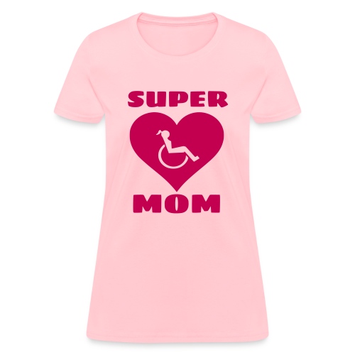 Super wheelchair mom, super mama - Women's T-Shirt