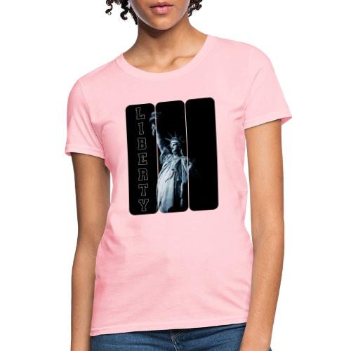 USA: Vertical Liberty - Women's T-Shirt