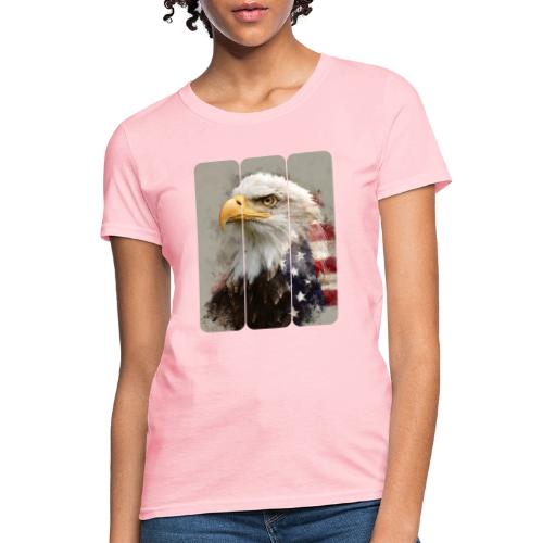 USA: Eagle of the Free - Women's T-Shirt