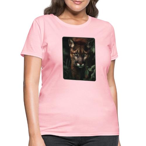 Cougar Jungle Predator Design - Women's T-Shirt
