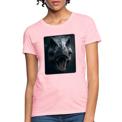 T Rex Cinematic Close-Up Design - Women's T-Shirt