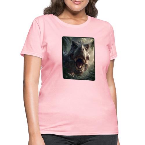 T Rex Jungle Roar Design - Women's T-Shirt