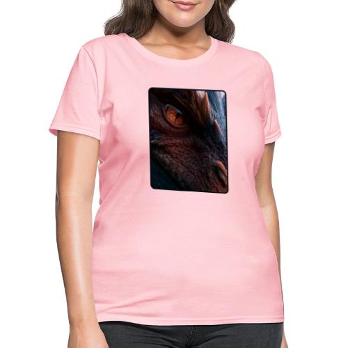 Fierce Ancient Dragon Portrait Design - Women's T-Shirt