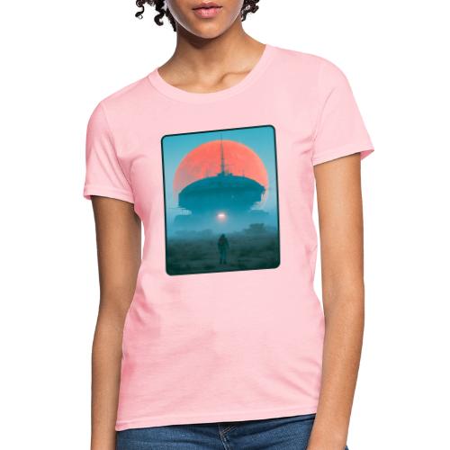 Astronaut Alien Outpost Design - Women's T-Shirt