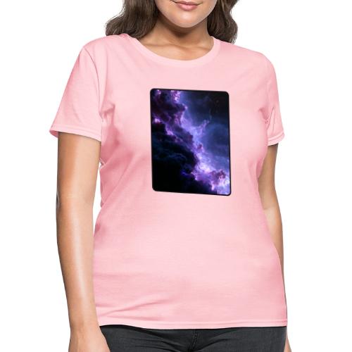 Purple Nebula Space Design - Women's T-Shirt