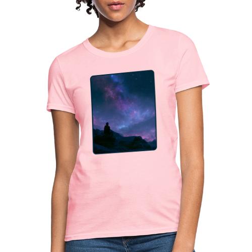Stargazer Nebula Night Sky Art - Women's T-Shirt