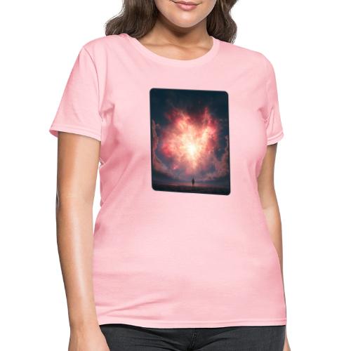 Supernova Sky Sci-Fi Artwork - Women's T-Shirt