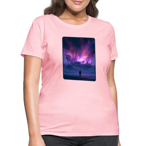 Cosmic Supernova Night Design - Women's T-Shirt