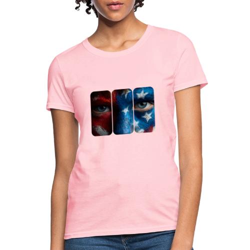 USA: Painted for the Flag - Women's T-Shirt