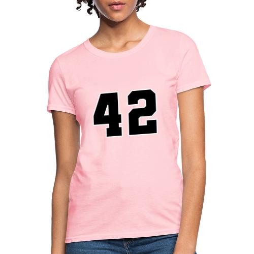Varsity Number 42 Sports Style - Women's T-Shirt
