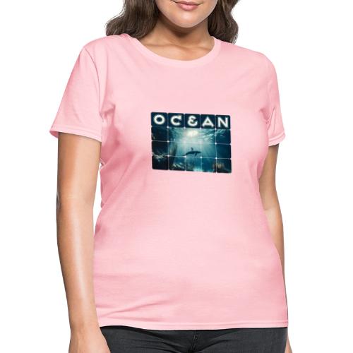 Ocean: Dolphin’s Serenity - Women's T-Shirt