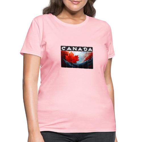 Canada Icon in Color - Women's T-Shirt