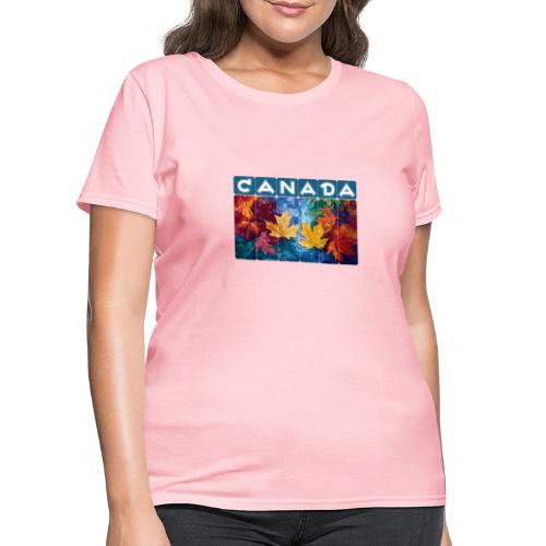 Canada in Brushstrokes - Women's T-Shirt