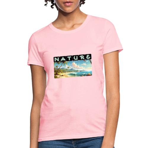 Nature: Sun-Kissed Shore - Women's T-Shirt