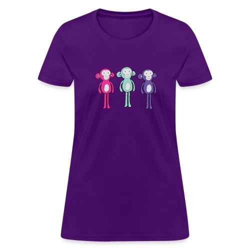 Three chill monkeys - Women's T-Shirt