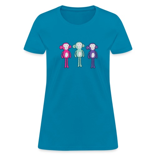 Three chill monkeys - Women's T-Shirt