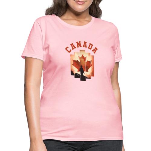Proud Canadian Shadow - Women's T-Shirt