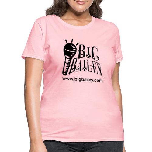 BIG Bailey LOGO and Website Black Artwork - Women's T-Shirt