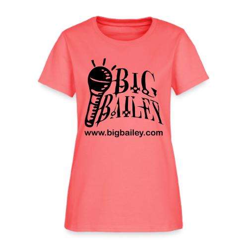 BIG Bailey LOGO and Website Black Artwork - Women's T-Shirt