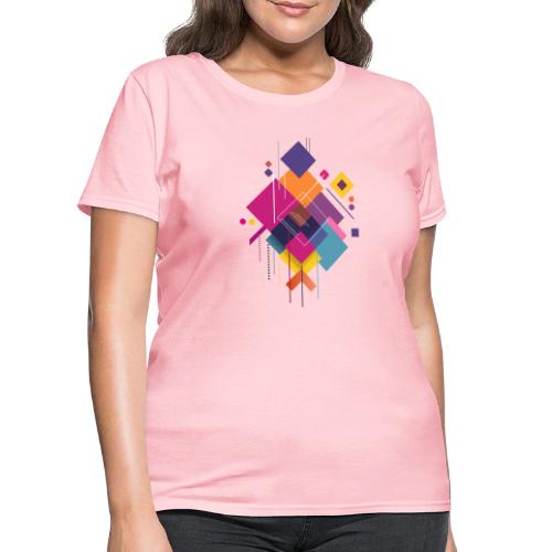 Vibrant Geometry - Women's T-Shirt