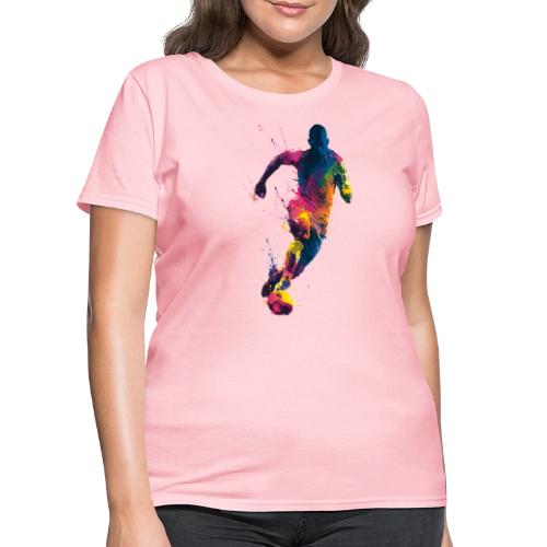Soccer: Kick of Colors - Women's T-Shirt