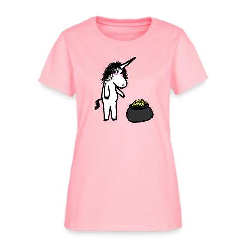 Unicorn receive gold - Women's T-Shirt