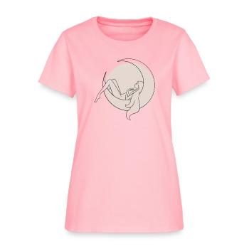 crescent moon bay - Women's T-Shirt - pink - Front