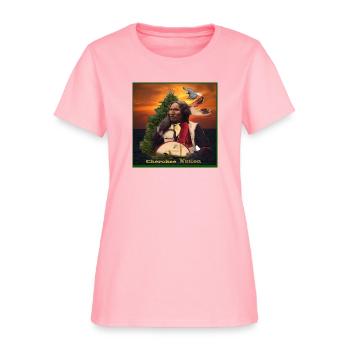 Cherokee Nation Poster - Women's T-Shirt - pink - Front