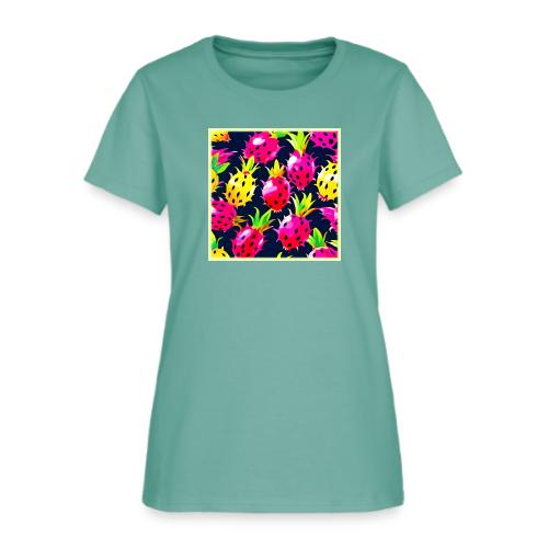 Tropical Dragon Fruit Fiesta - Women's T-Shirt