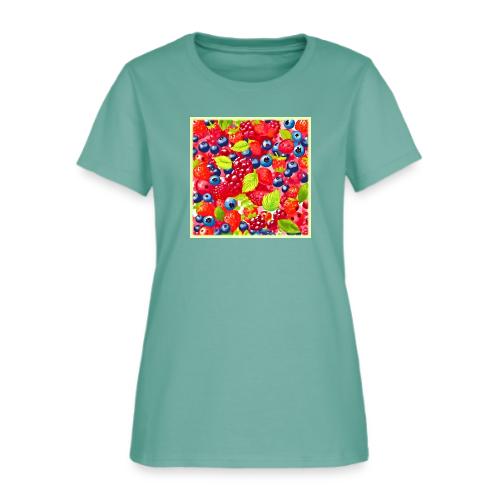 Colorful Berry Pattern - Women's T-Shirt