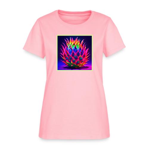 Electric Neon Dragon Fruit - Women's T-Shirt
