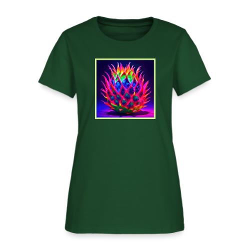 Electric Neon Dragon Fruit - Women's T-Shirt