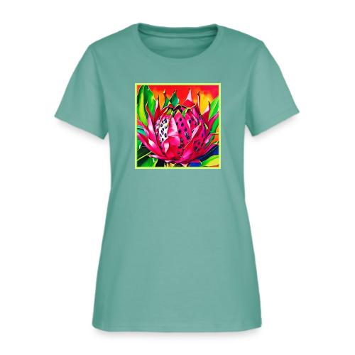 Exotic Dragon Fruit Bloom - Women's T-Shirt