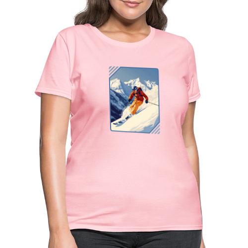 Mountain Skiing Vibes - Women's T-Shirt