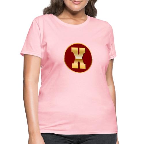 Letter X – Capital Varsity Alphabet Monogram - Women's T-Shirt