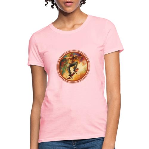 Skateboarding Mode On - Women's T-Shirt