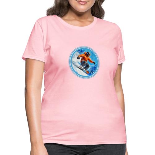 Snowboarding Motion - Women's T-Shirt