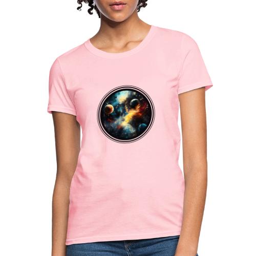 Painted Cosmos of Planets - Women's T-Shirt