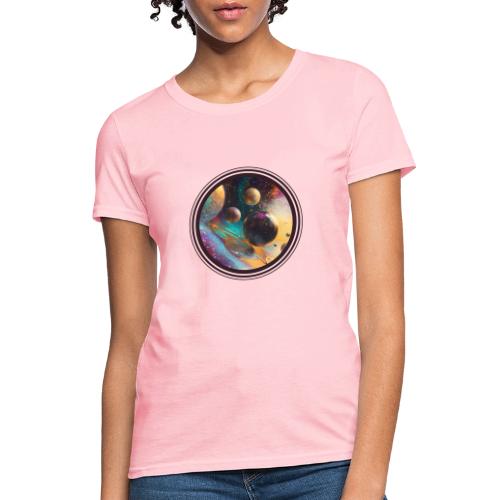 Planets in the Abstract - Women's T-Shirt