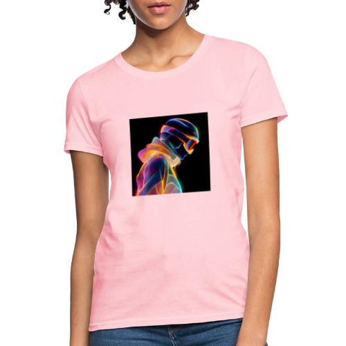 Snowboarding: Neon Gravity Ride - Women's T-Shirt