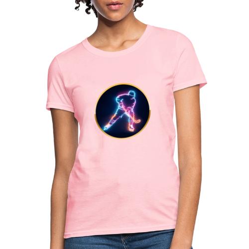 Golden Neon Hockey - Women's T-Shirt