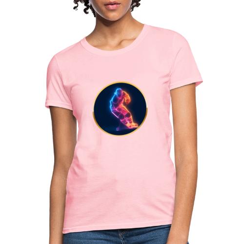 Hockey: Neon Hockey Sketch - Women's T-Shirt