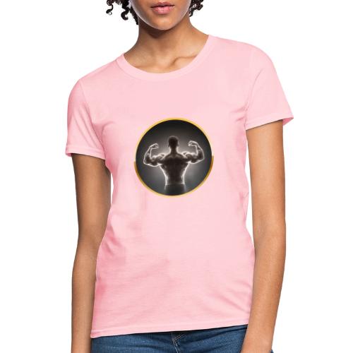 Bodybuilding: Neon Strength Frame - Women's T-Shirt