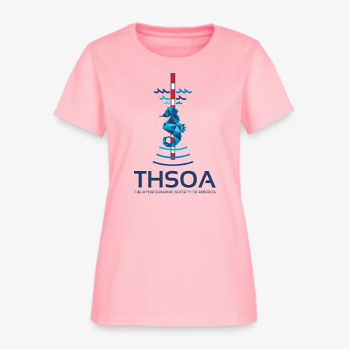Seahorse Geo Type Stacked - Aquaholic - Women's T-Shirt