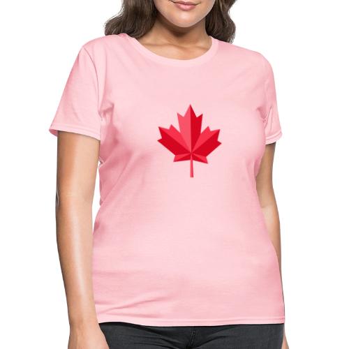 Canadian red maple leaf - Women's T-Shirt