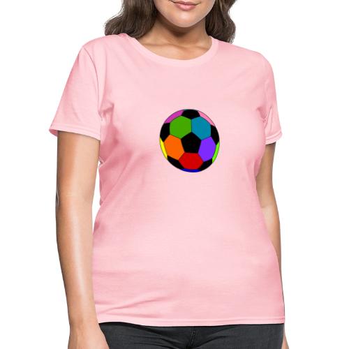 Multi-colored soccer ball - Women's T-Shirt